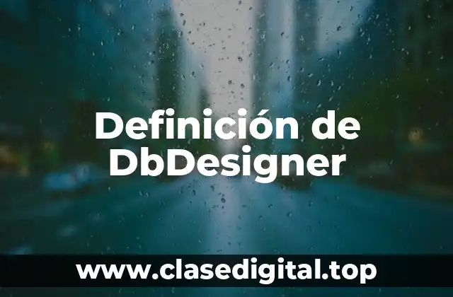 Ejemplos de DbDesigner