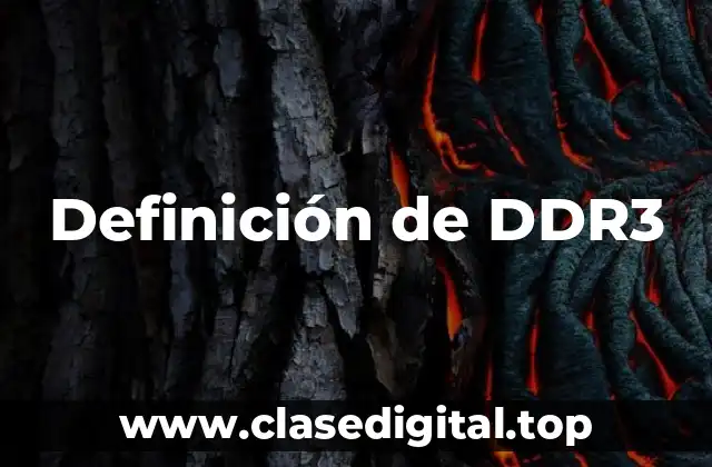 Definición de DDR3