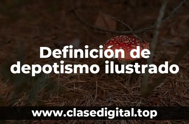 Definición de depotismo ilustrado