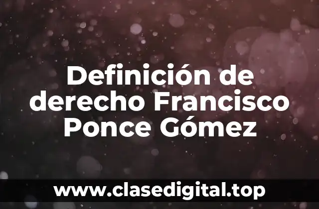 Definición técnica de derecho