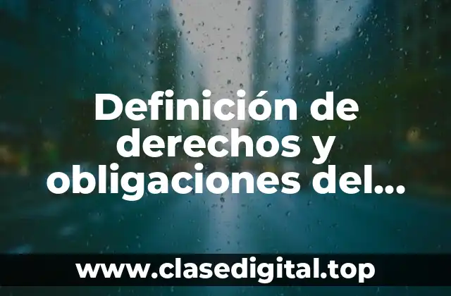 Definición de derechos y obligaciones del abogado df