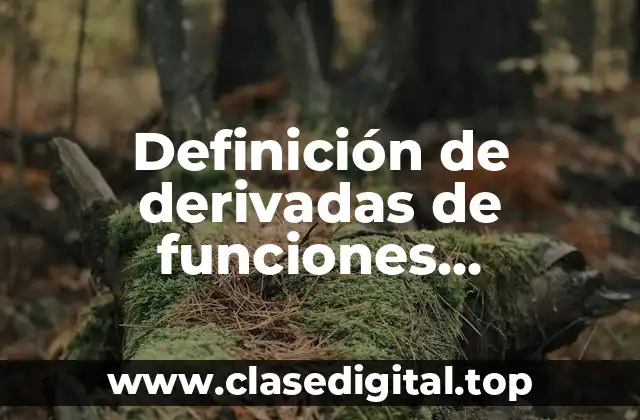 Definición de derivadas de funciones trigonometricas inversas fraccionales