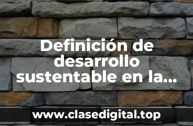 Ejemplos de desarrollo sustentable en la familia