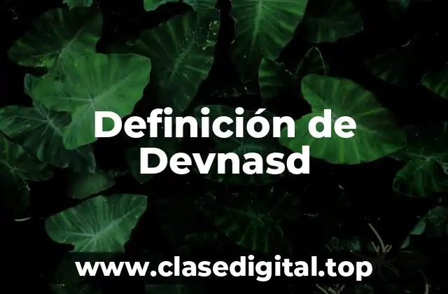 Definición de Devnasd