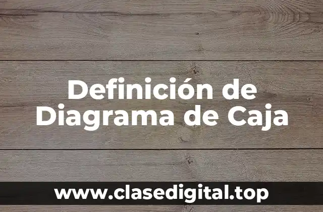 Definición técnica de Diagrama de Caja