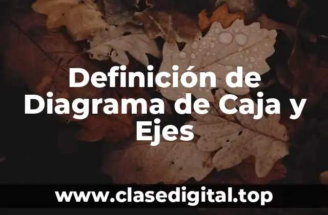 Definición de Diagrama de Caja y Ejes