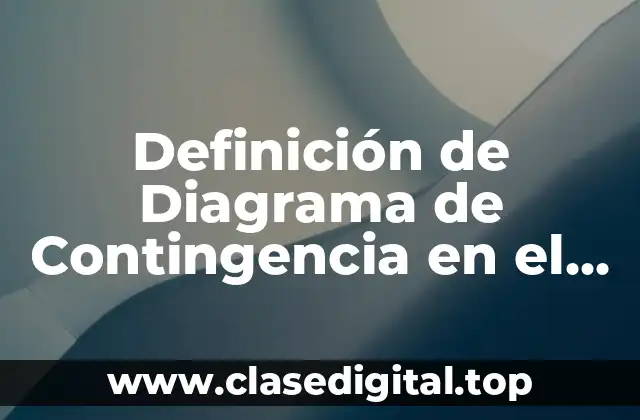 Ejemplos de Diagrama de Contingencia en el Sector Automotriz