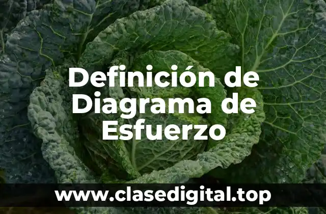 Definición de Diagrama de Esfuerzo