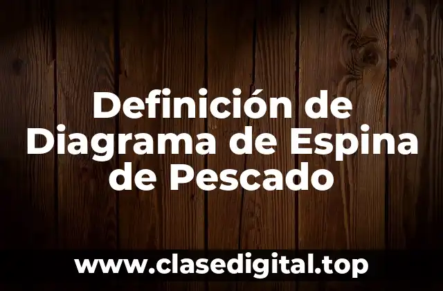 ¿Qué es un Diagrama de Espina de Pescado?