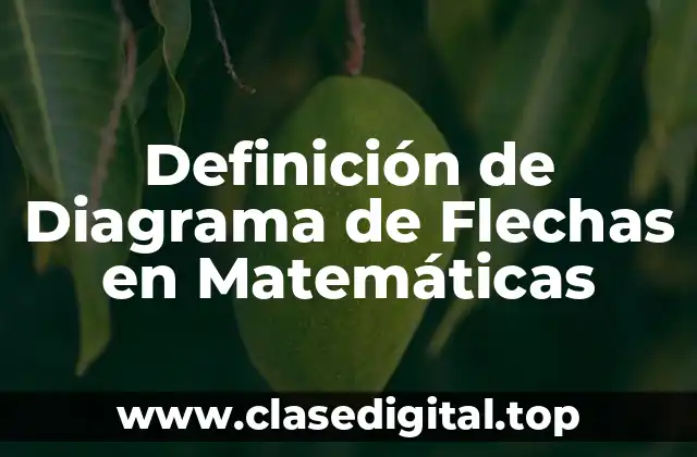 Definición Técnica de Diagrama de Flechas en Matemáticas