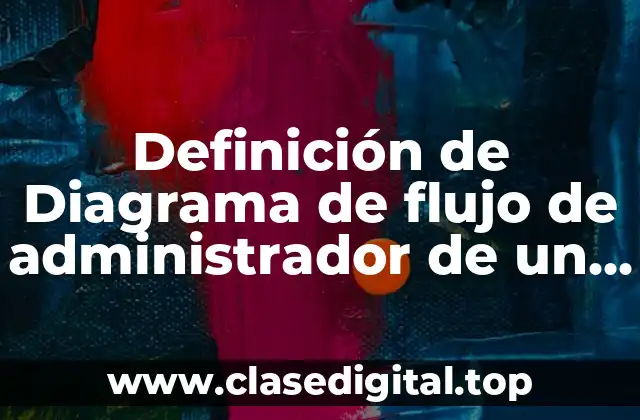 Definición de Diagrama de flujo de administrador de un sistema