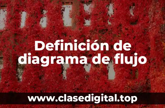 Definición de diagrama de flujo