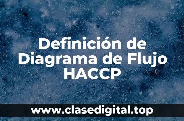 Ejemplos de Diagrama de Flujo HACCP