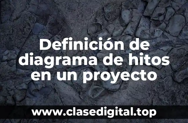 Ejemplos de diagramas de hitos en un proyecto