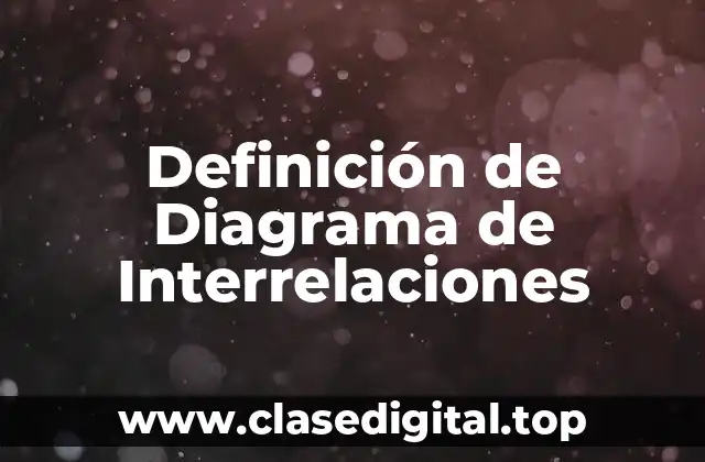 Definición de Diagrama de Interrelaciones