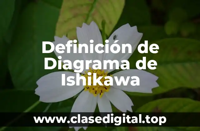 Definición de Diagrama de Ishikawa