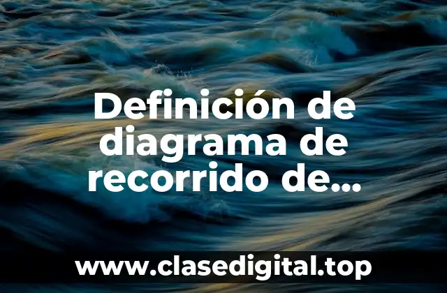 Definición de diagrama de recorrido de actividades