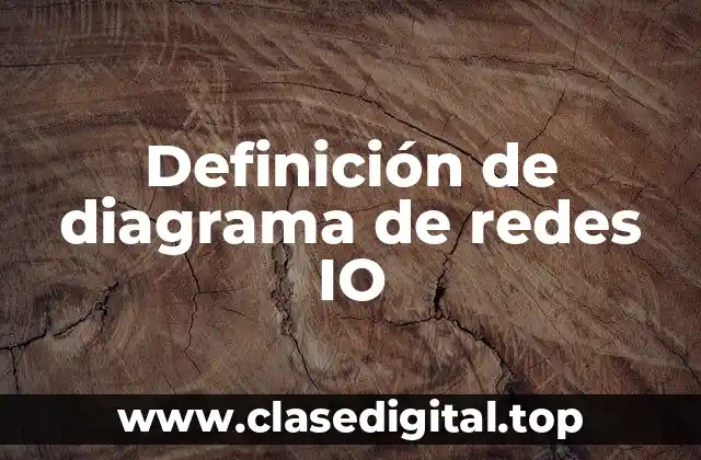 Definición de diagrama de redes IO