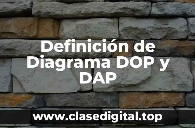 Definición de Diagrama DOP y DAP