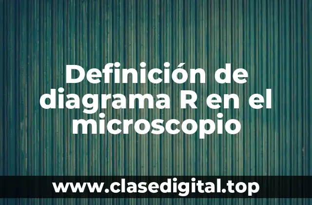 Definición de diagrama R en el microscopio