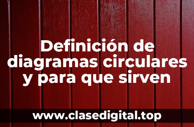 Definición de diagramas circulares y para que sirven
