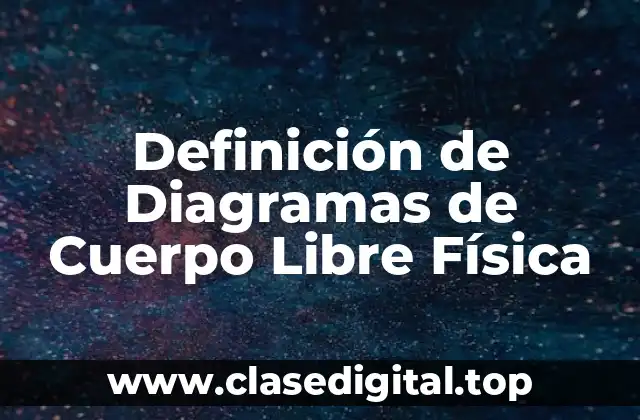 Definición de Diagramas de Cuerpo Libre Física