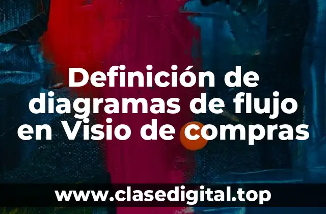 Definición de diagramas de flujo en Visio de compras