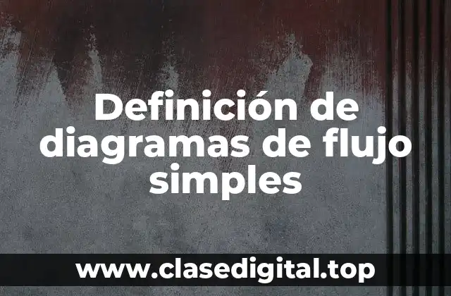 Ejemplos de diagramas de flujo simples