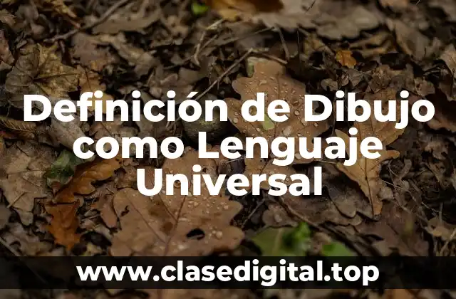 Definición de Dibujo como Lenguaje Universal