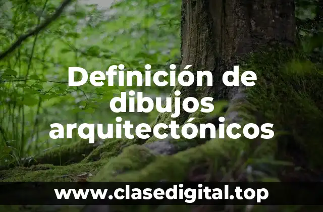 Ejemplos de dibujos arquitectónicos