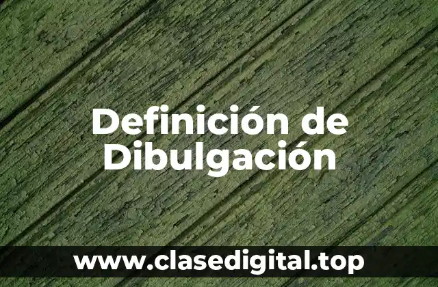 Definición de Dibulgación