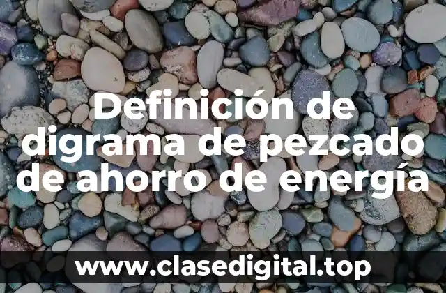 Definición de digrama de pezcado de ahorro de energía