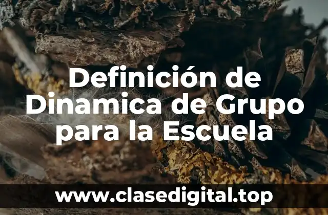 Ejemplos de dinámica de grupo