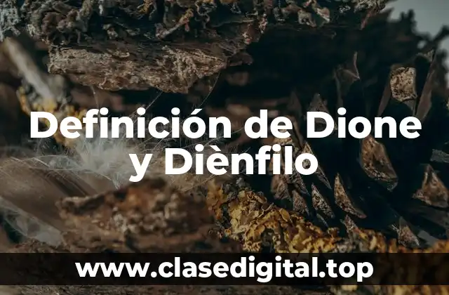 Definición de Dione y Diènfilo