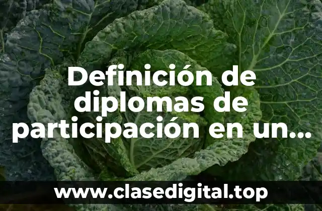 Definición de diplomas de participación en un café literario