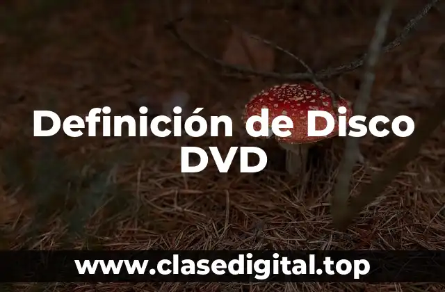 Definición de Disco DVD