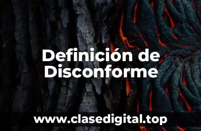 Definición de Disconforme