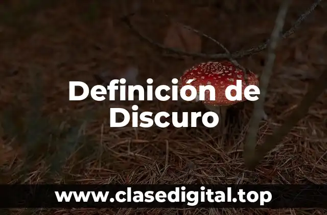Definición de Discuro