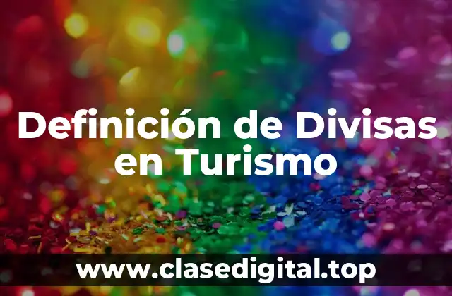 Definición de Divisas en Turismo