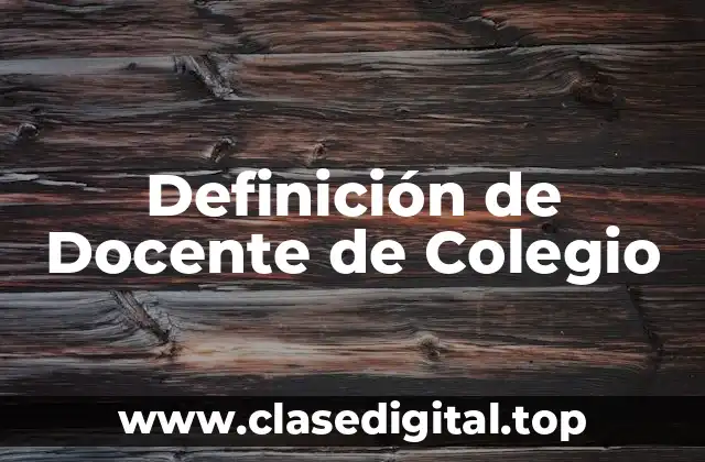 Definición Técnica: