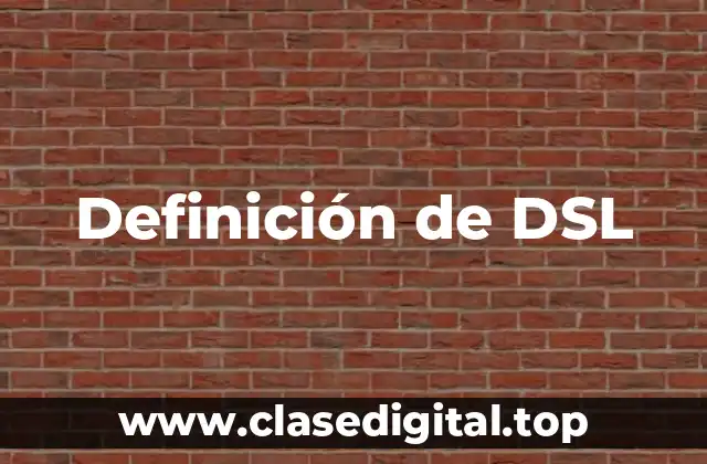 Definición de DSL