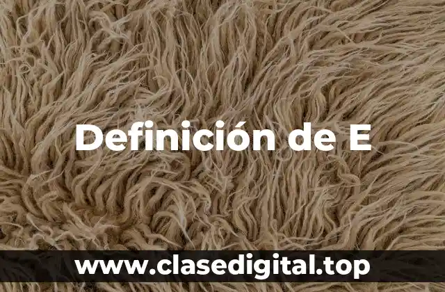Definición técnica de E-Learning
