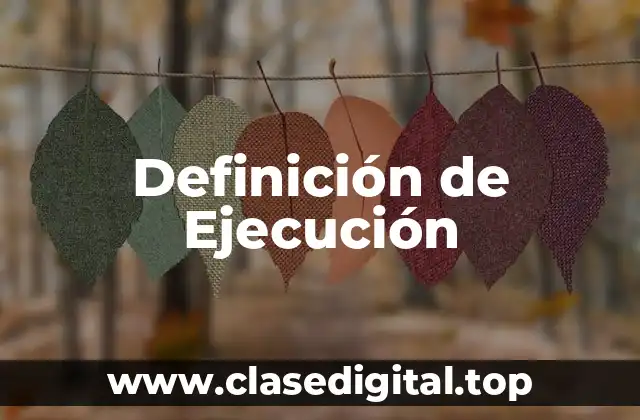 Ejemplos de Ejecución