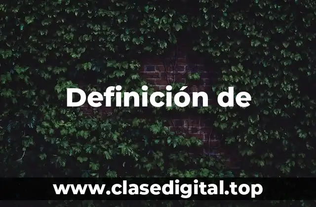 Definición de