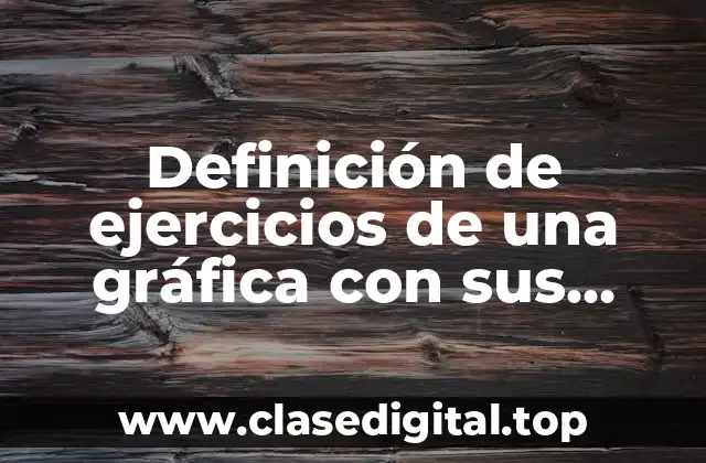 Definición de ejercicios de una gráfica con sus parámetros