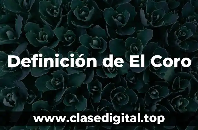 Definición de El Coro