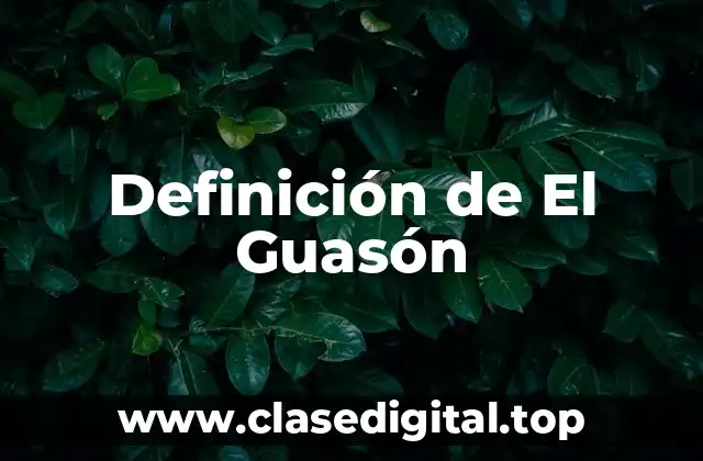 ❄️ Definición Técnica de El Guasón