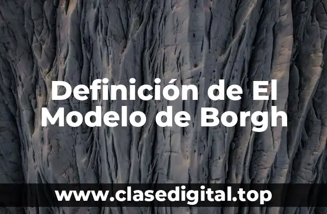 Definición de El Modelo de Borgh