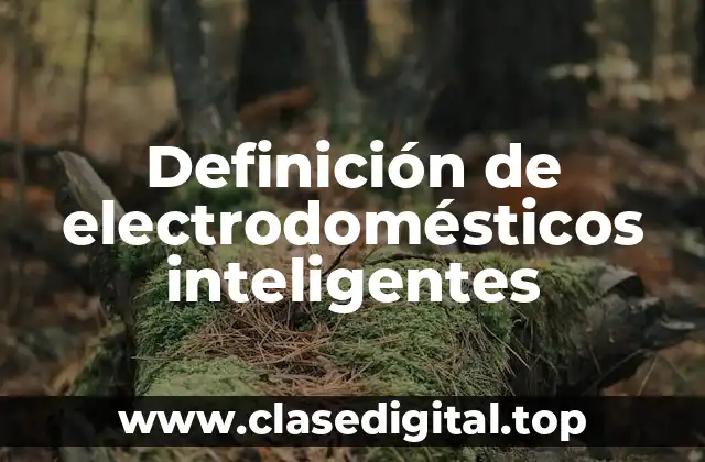 Ejemplos de electrodomésticos inteligentes
