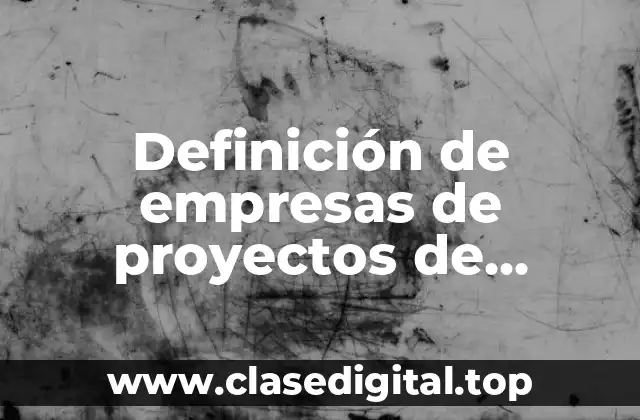 Ejemplos de empresas de proyectos de inversión de reemplazo